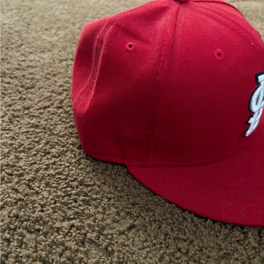 Red Baseball Cap - Picture 3 of 6